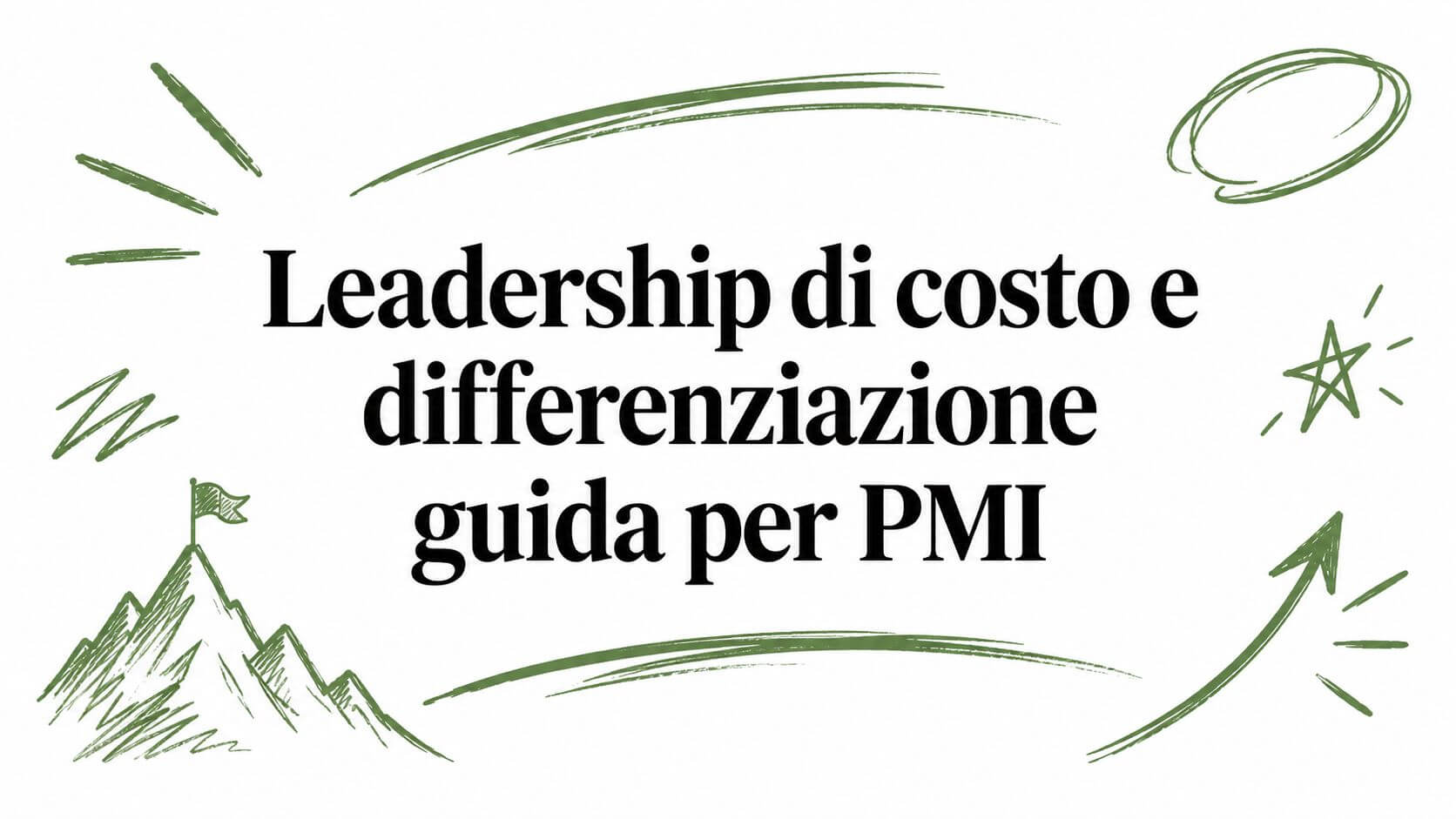 Leadership di costo e differenziazione guida per PMI